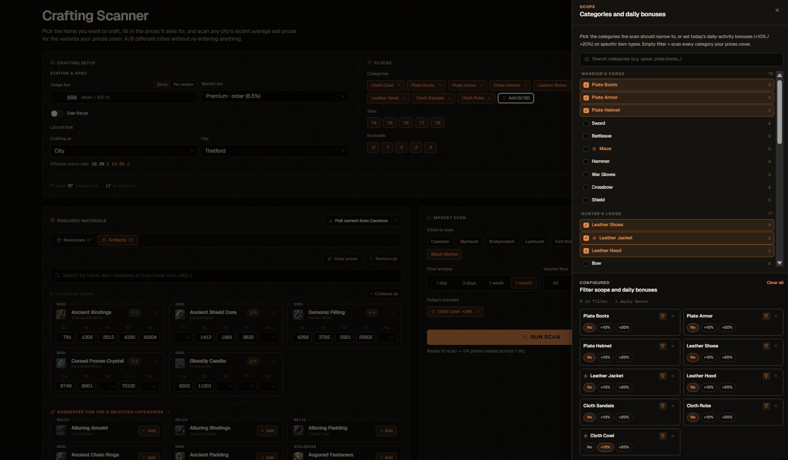 Crafting Scanner: Find what's worth crafting right now preview
